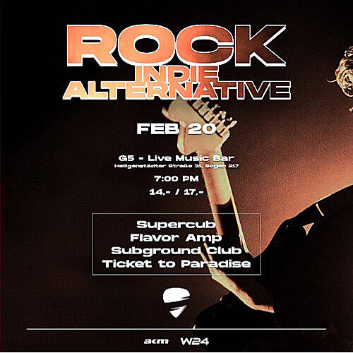  --- G5 Events presents: Indie/Alternative Rock
