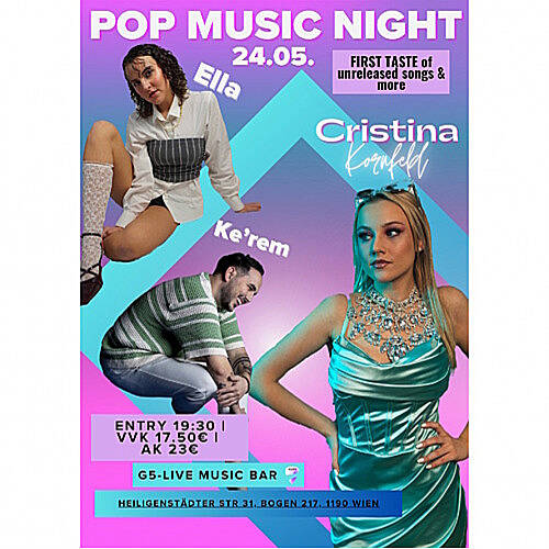  --- G5 Events presents: Pop Music Night