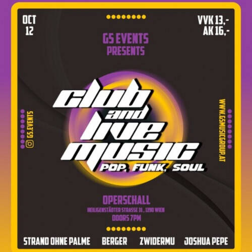 Club & Live Music - Pop/Funk/Soul