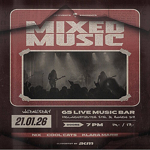  --- G5 Events presents: Mixed Music