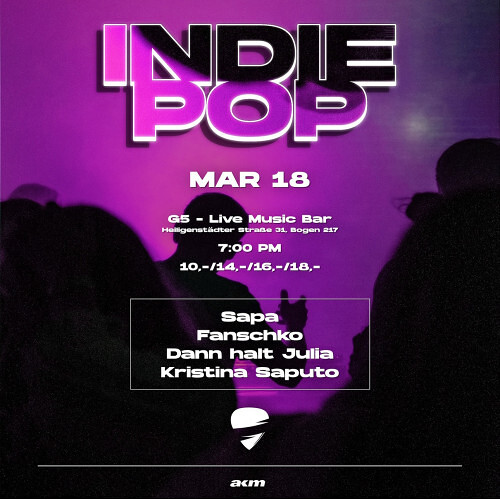 G5 Events presents: Indie Pop