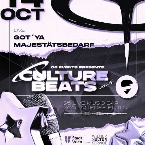 G5 presents: Culture Beats Vol. 4 / Free Tickets