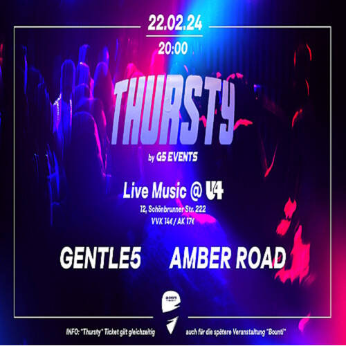 --- G5 presents: Thursty @ U4