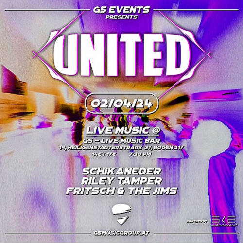 --- G5 presents: UNITED @ G5 Live-Music-Bar