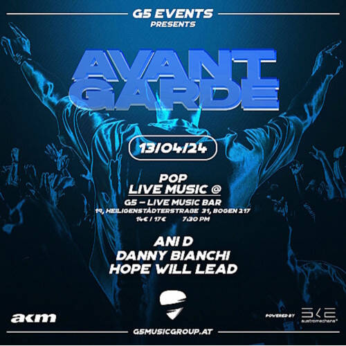 --- G5 prsents: AVANT GARDE @ G5 Live Music Bar